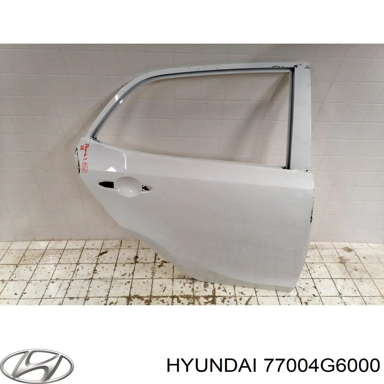 77004G6000 Hyundai/Kia Двері пасажирські задні праві