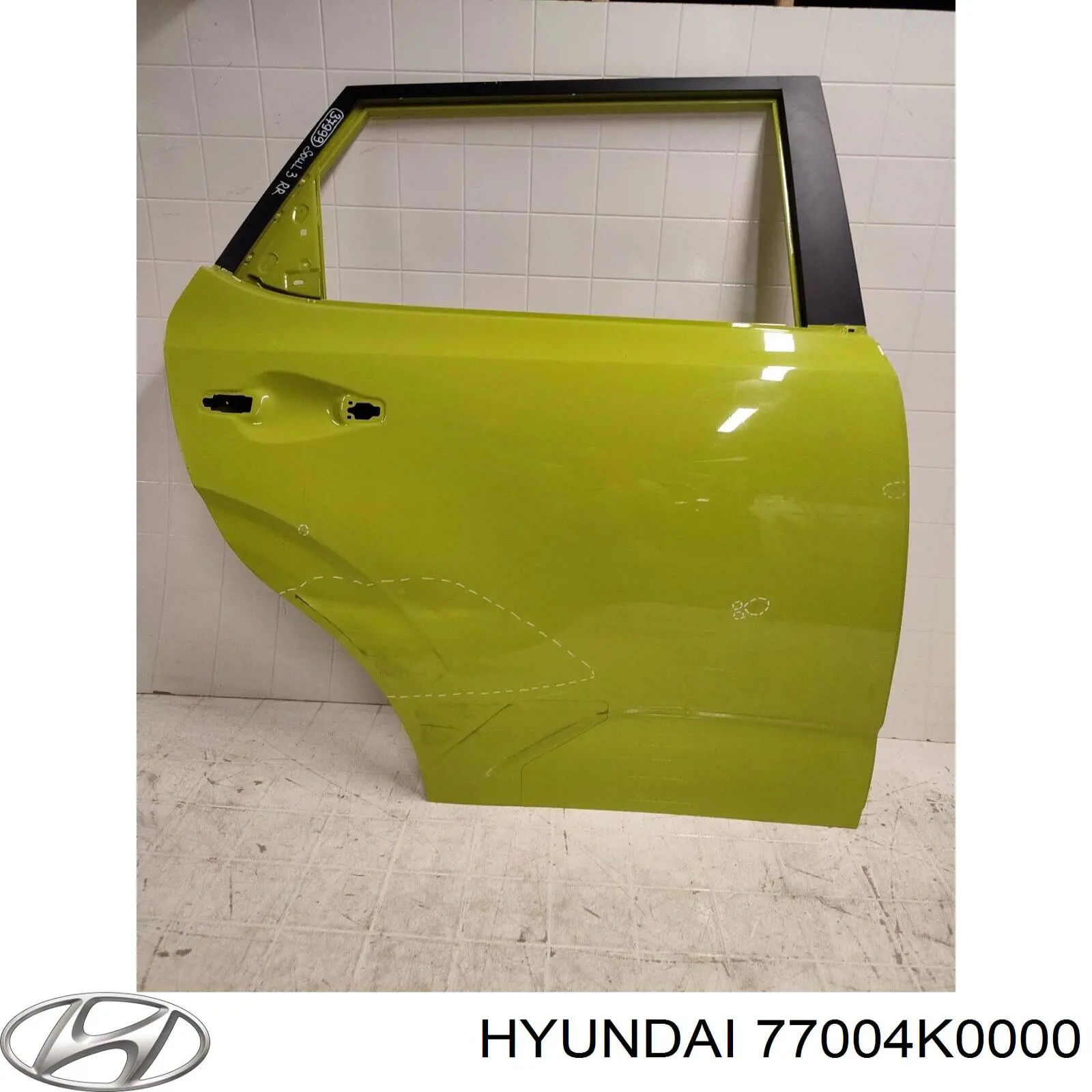 77004K0000 Hyundai/Kia Двері пасажирські задні праві