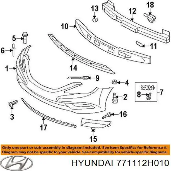  771112H010 Hyundai/Kia