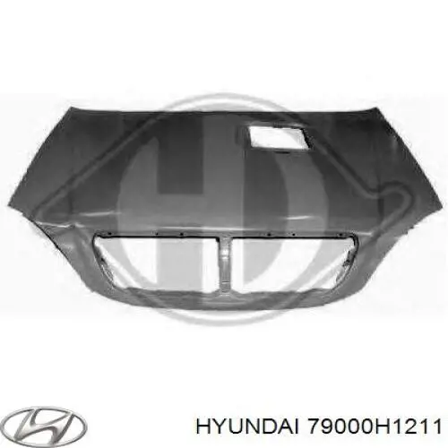 Капот на Hyundai Terracan HP