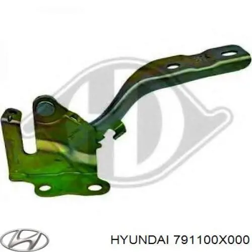  Петля капота, ліва Hyundai I10 