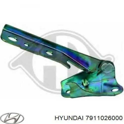 7911026000 Hyundai/Kia Завіс капота, лівий