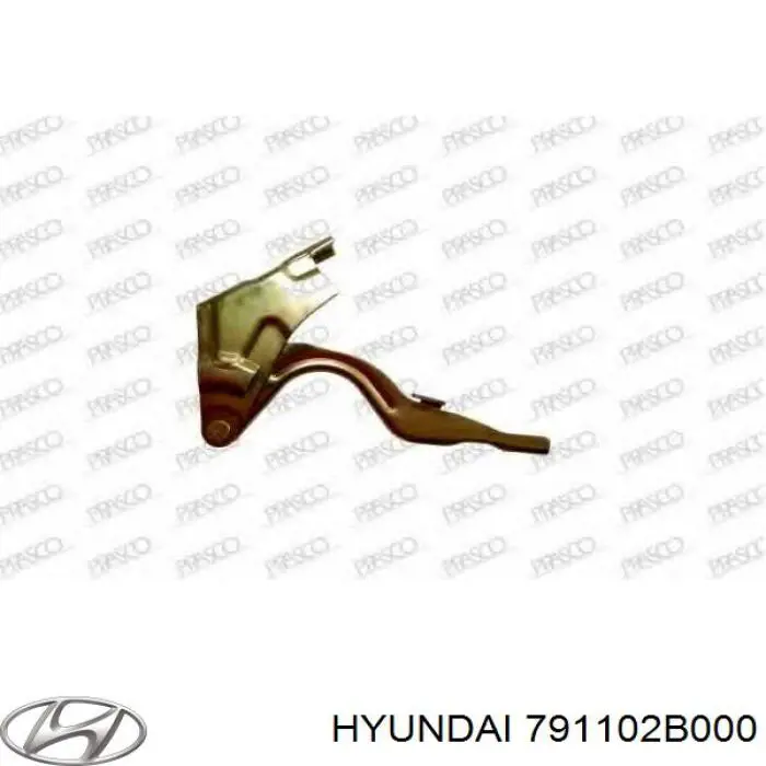 Петля капота, ліва Hyundai Santa Fe 2 (CM) (Хендай Санта фе)