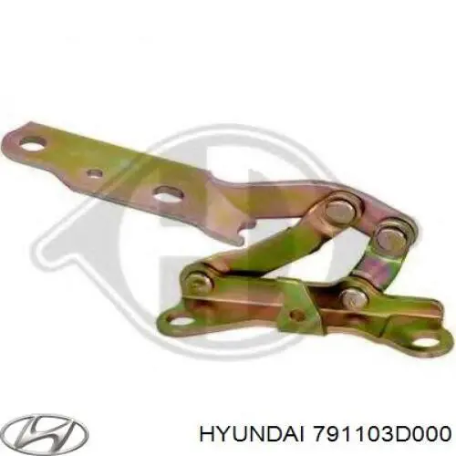 Петля капота, ліва Hyundai/Kia 791103D000 ціна, від 10.65 USD