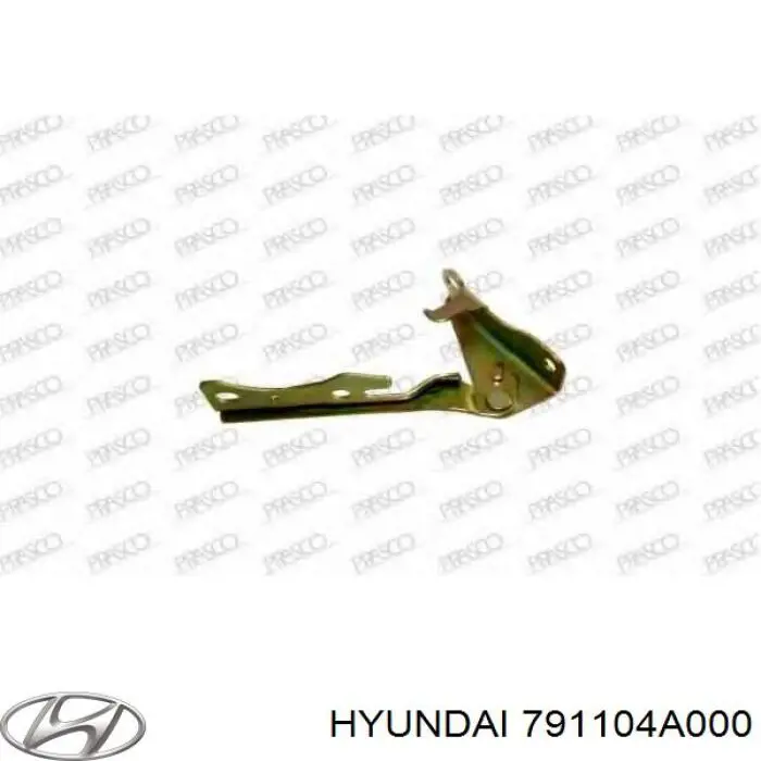 791104A000 Hyundai/Kia Завіс капота, лівий