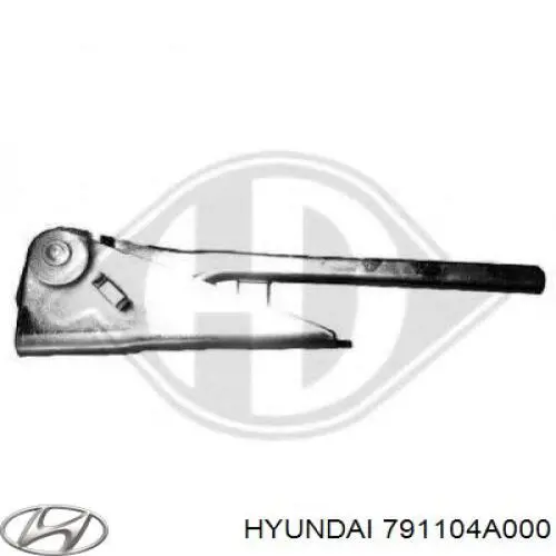 Петля капота, ліва Hyundai/Kia 791104A000 ціна, від 5.69 USD