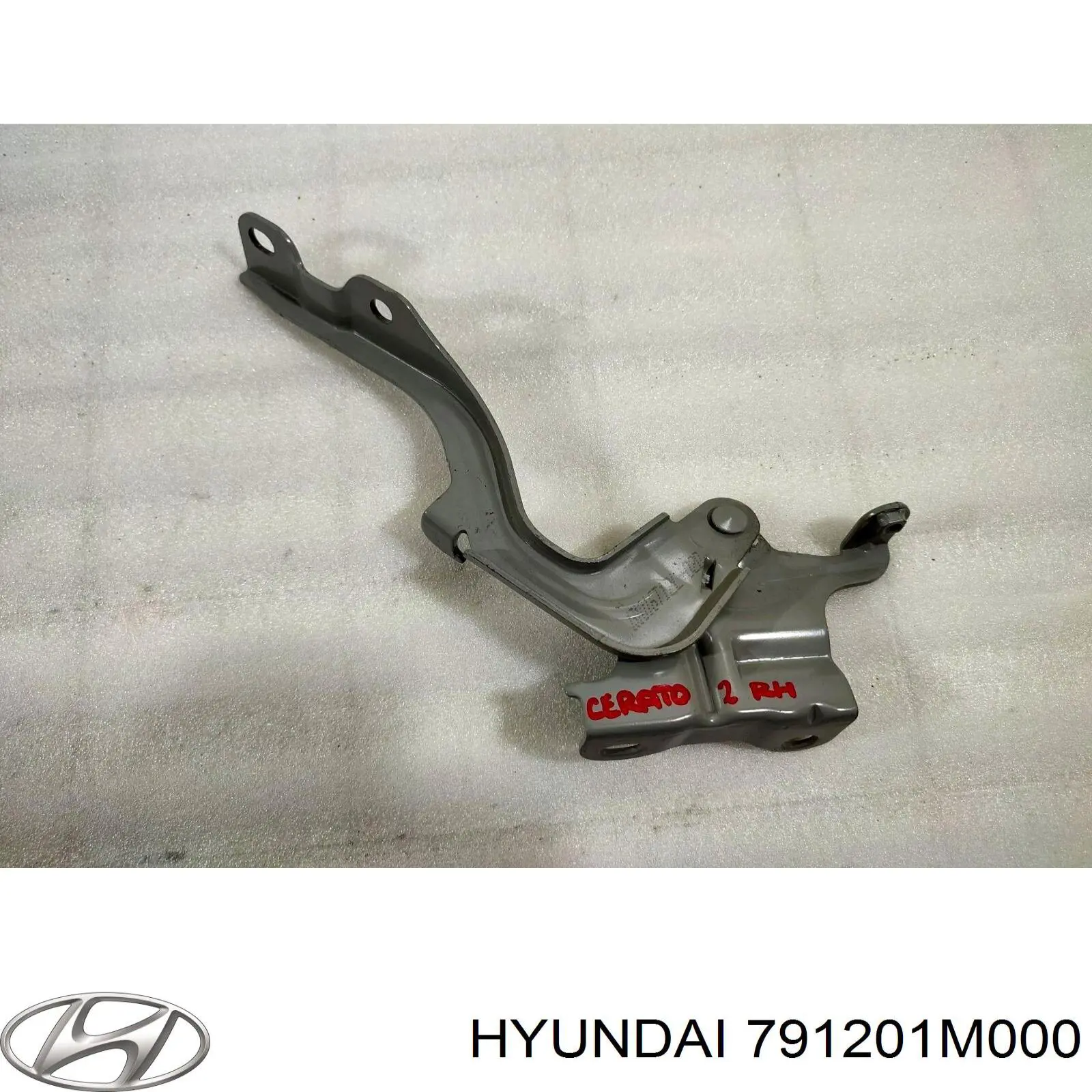 Завіса капота права Hyundai/Kia 791201M000 ціна, від 18.41 USD
