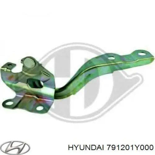 Завіса капота права Hyundai/Kia 791201Y000 ціна, від 18.65 USD