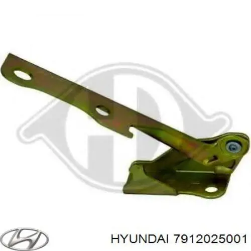7912025001 Hyundai/Kia петля капота, права