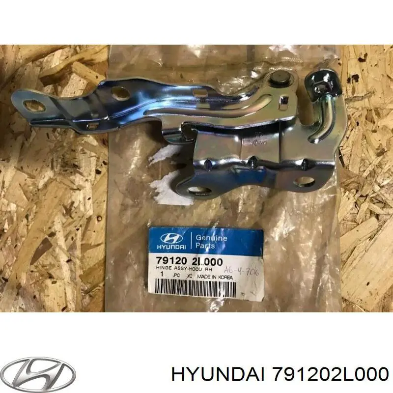 Петля капота, права на Hyundai I30 (FD)