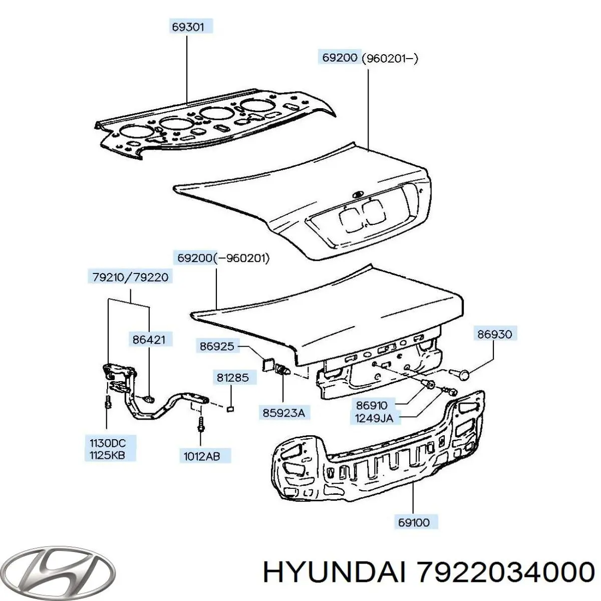  7922034000 Hyundai/Kia