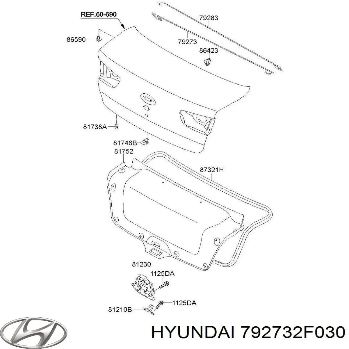 792732F030 Hyundai/Kia 
