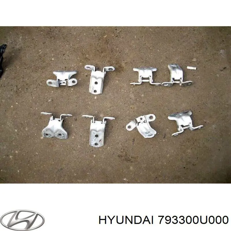 793300U000 Hyundai/Kia Петля задніх лівих дверей