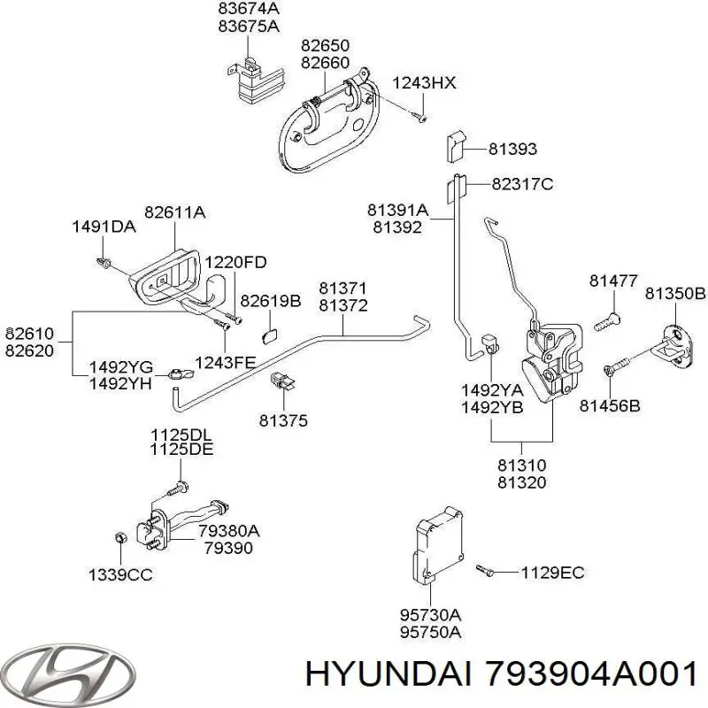  793904A001 Hyundai/Kia