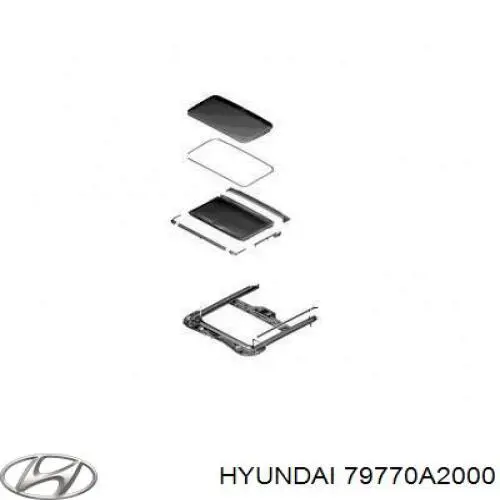 Купити 79770A2000 Hyundai/Kia Петля третіх/п'ятих дверей