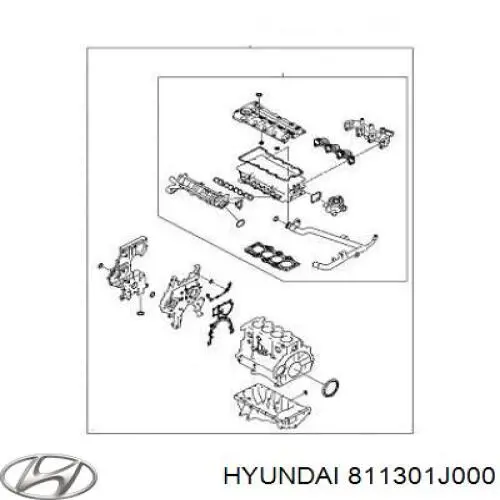 Замок капота 811301J000 Hyundai/Kia