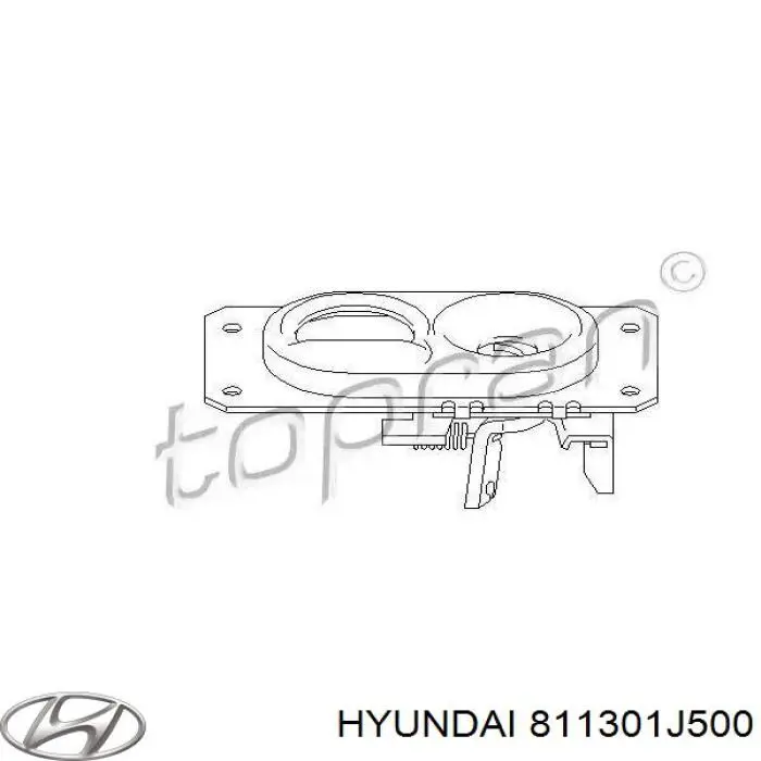 Замок капота Hyundai/Kia 811301J500 ціна, від 38.57 USD