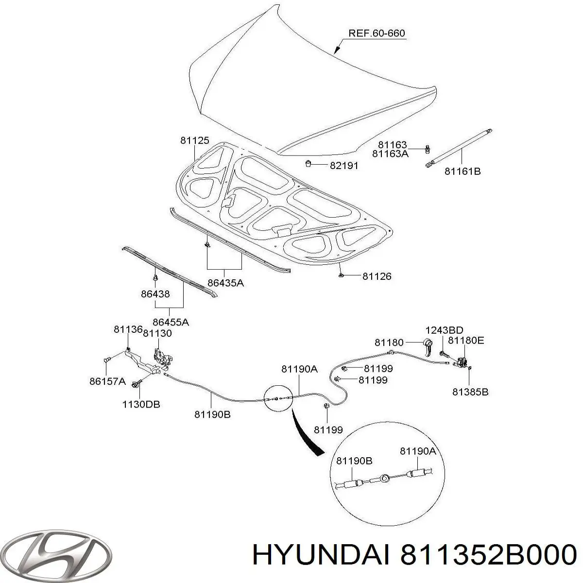  Hyundai/Kia 811352B000 ціна, від 1.23 USD