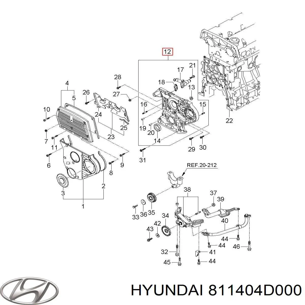 811404D000 Hyundai/Kia 