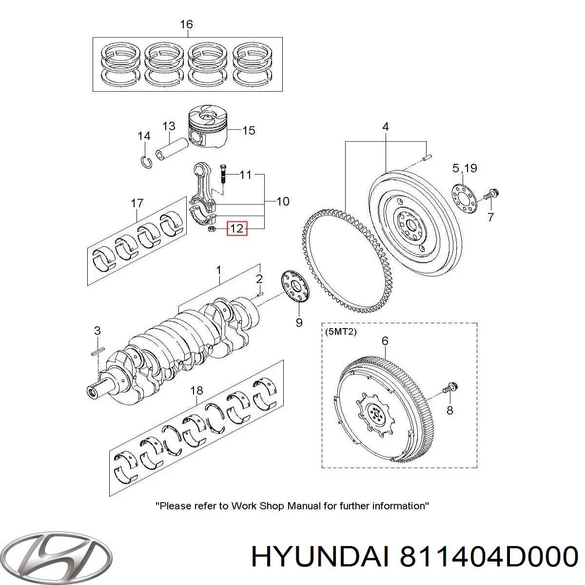  Hyundai/Kia 811404D000 ціна, від  USD