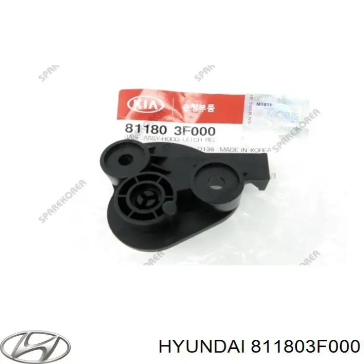 Кронштейн ручки відкривання капота Hyundai/Kia 811803F000 ціна, від 12.71 USD