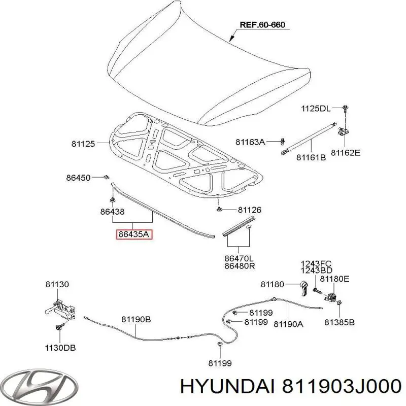 811903J000 Hyundai/Kia 