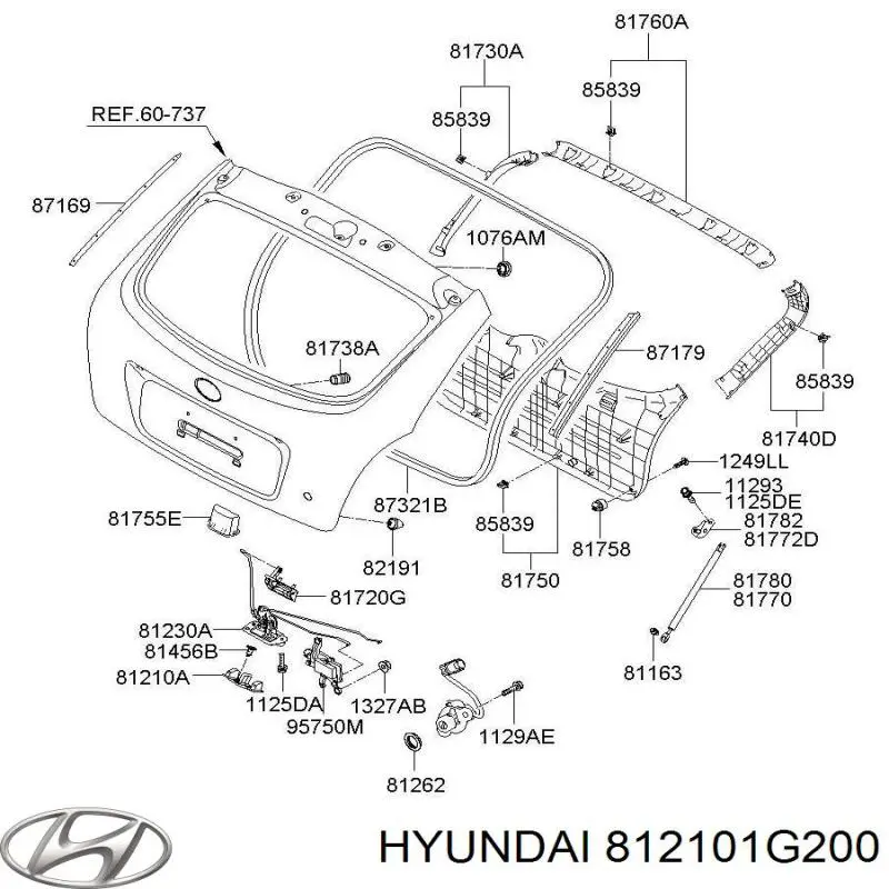  812101G200 Hyundai/Kia