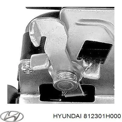 Купити 812301H000 Hyundai/Kia Замок 3/5-х дверей, задній