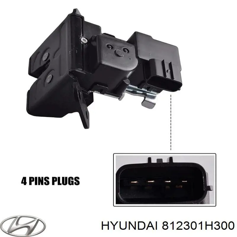 Замок багажника 812301H300 Hyundai/Kia