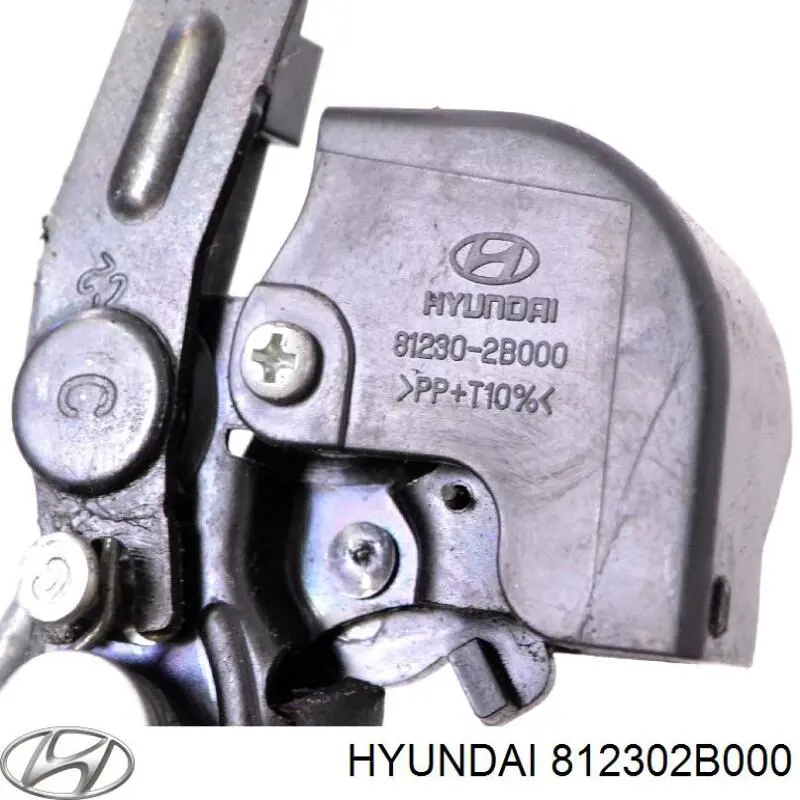 812302B000 Hyundai/Kia замок кришки багажника/задньої 3/5-ї двері, задній