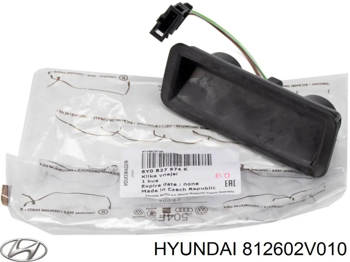 812602V010 Hyundai/Kia Кнопка приводу замка задньої 3/5 двері (ляди)