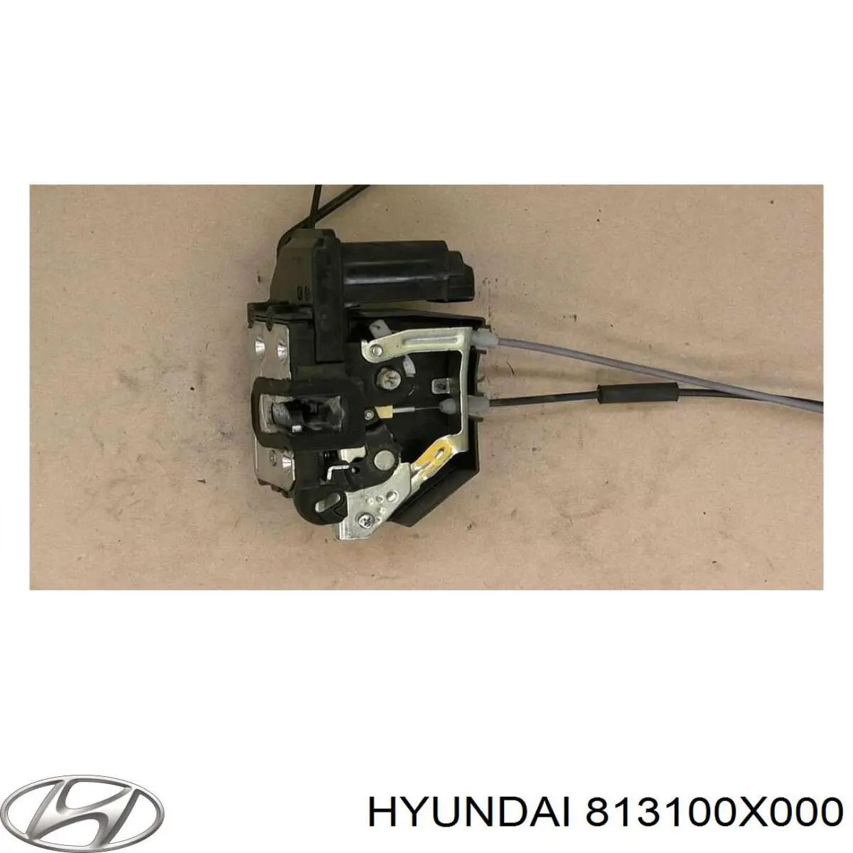 813100X000 Hyundai/Kia Замок водійських дверей