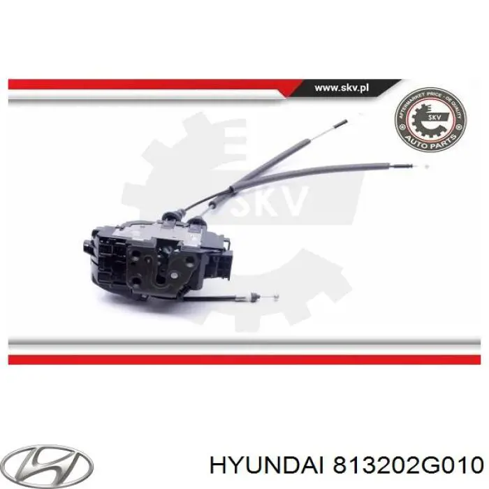 813202G010 Hyundai/Kia Замок двері правої передньої