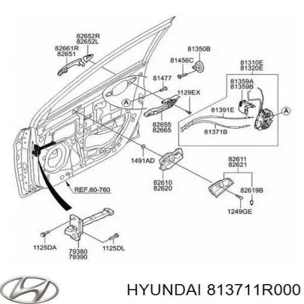  813711R000 Hyundai/Kia