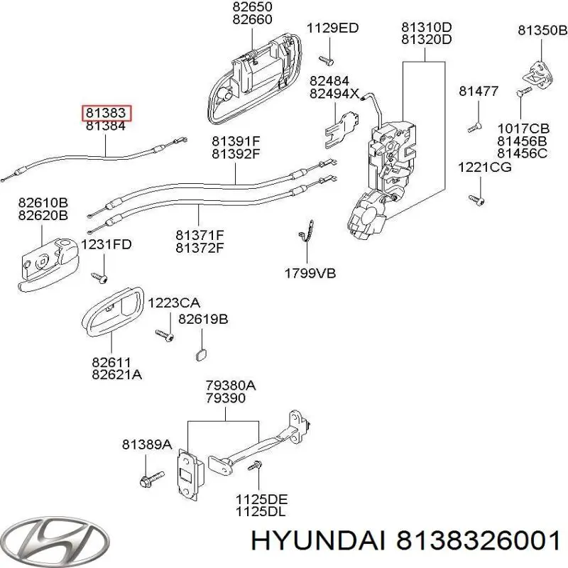  Hyundai/Kia 8138326001 ціна, від 10.83 USD