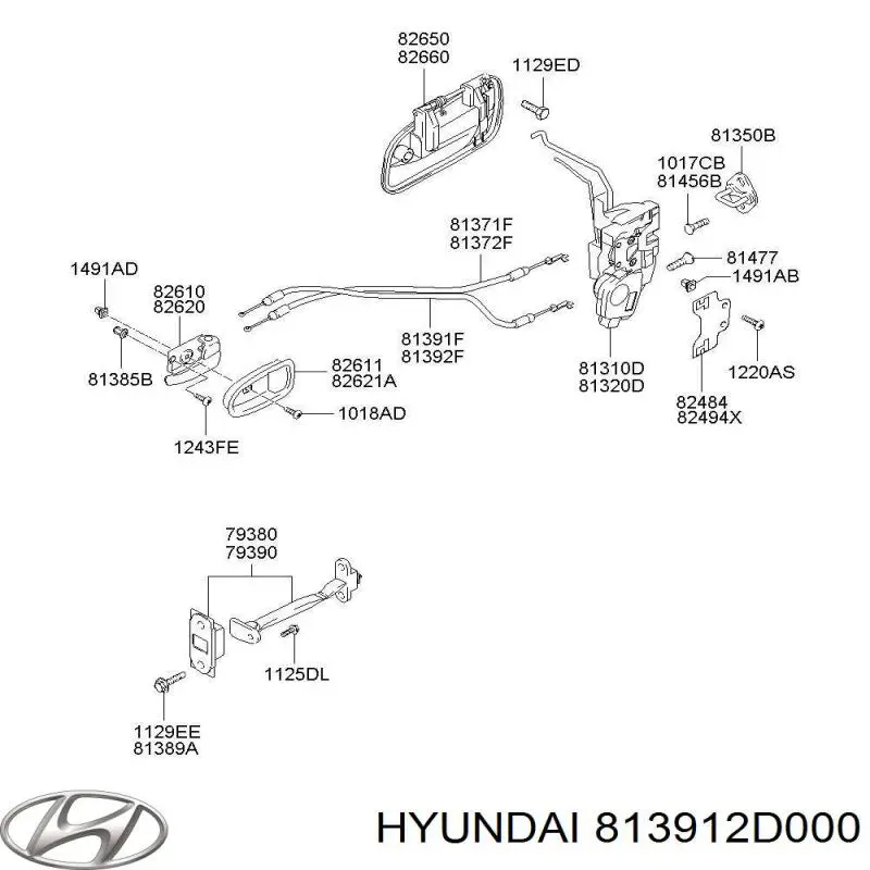  813912D000 Hyundai/Kia