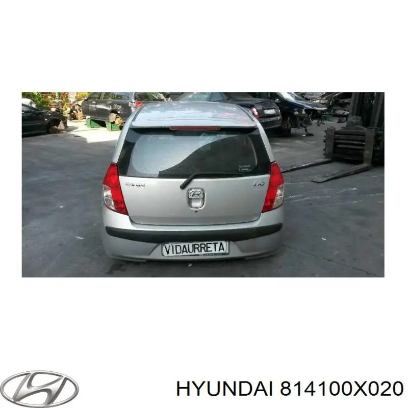 814100X020 Hyundai/Kia Замок задніх дверей, лівих