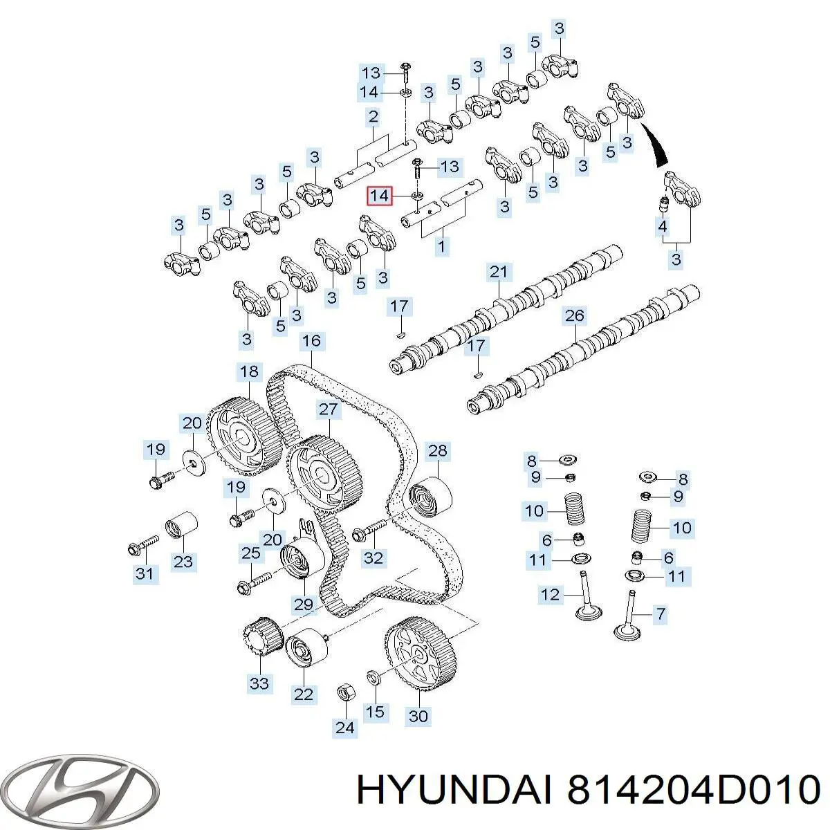 Замок задньої дверї, правої Hyundai/Kia 814204D010 ціна, від 133.92 USD