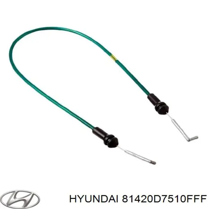 Купити 81420D7510FFF Hyundai/Kia Замок задньої дверї, правої