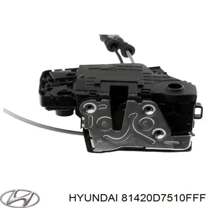 81420D7510FFF Hyundai/Kia Замок задньої дверї, правої