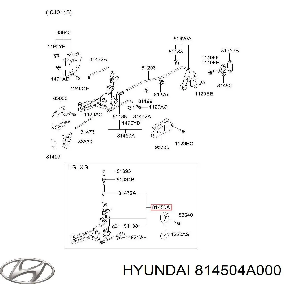 814504A000 Hyundai/Kia 