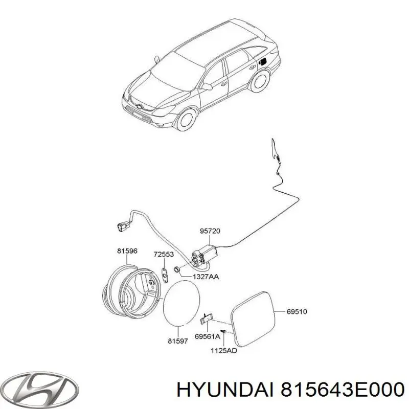  Hyundai/Kia 815643E000 ціна, від 1.56 USD