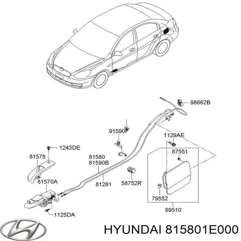  815801E000 Hyundai/Kia