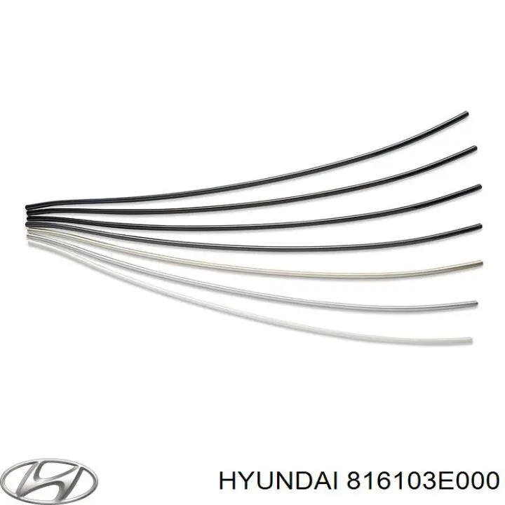 816103E000 Hyundai/Kia Скло люка даху