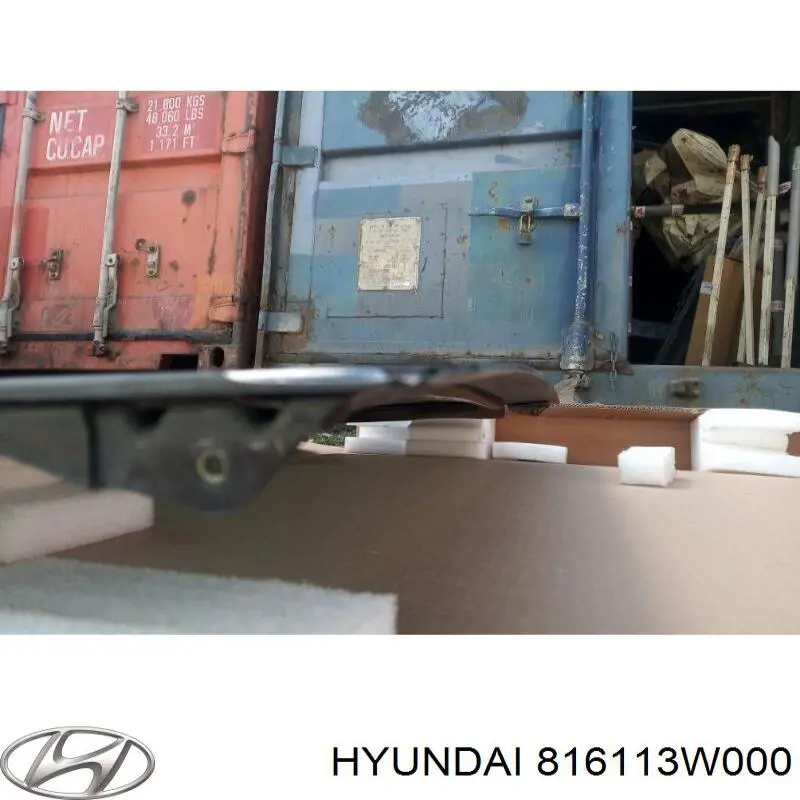 816113W000 Hyundai/Kia Скло люка даху