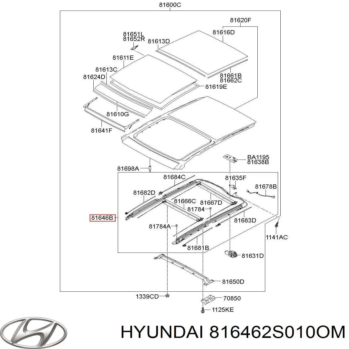  Hyundai/Kia 816462S010OM ціна, від 774.52 USD
