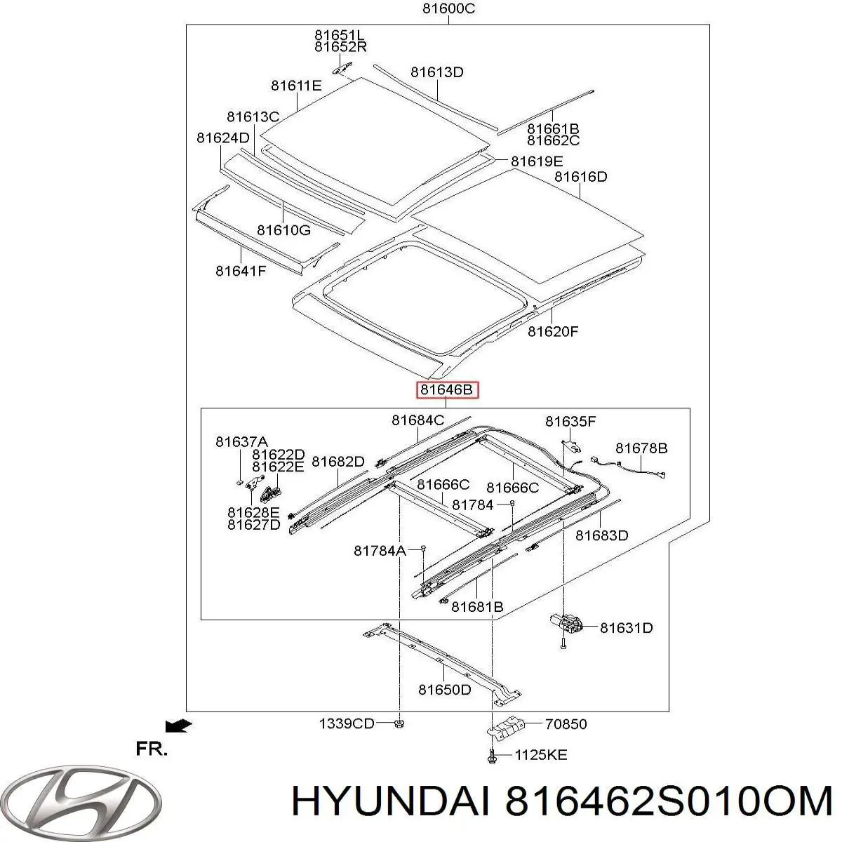 816462S010OM Hyundai/Kia 
