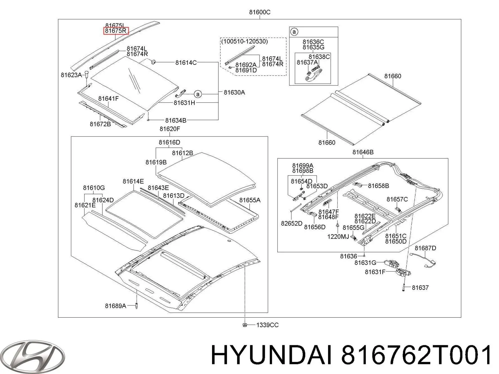  Hyundai/Kia 816762T001 ціна, від 50.83 USD