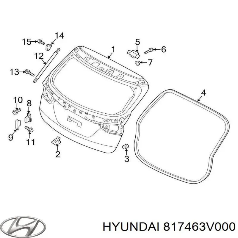 Купити 817463V000 Hyundai/Kia 