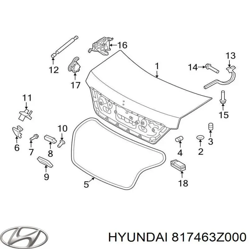 817463Z000 Hyundai/Kia 